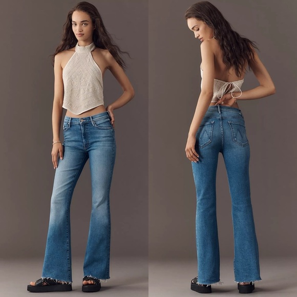 MOTHER Weekender Fray Jeans in Meet Cute 31 - Picture 2 of 10